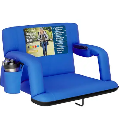 New Alpcour Reclining Stadium Seat – Wide Bleacher Chair, View more