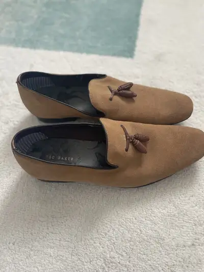 Ted Baker Erdvis suede tassel loafers size 9 , View more
