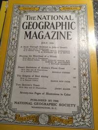 National Geographic Magazine 1956