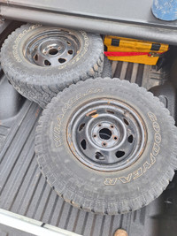 Goodyear Wrangler Territory Mud & Snow winter tires & 15" rims
