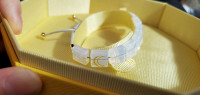 Brand New Swarovski Letra Moon Bracelet Crystal Jewelry Bangle
