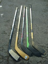 TODAY GREAT DEAL ON 5 RIGHT HAND HOCKEY STICKS FOR ADULT/TEEN!