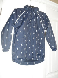 Hooded Zip Up Sweaters/ Rain Coat