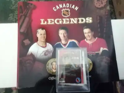 Toronto Sun Canadian legends medallion collection, View more