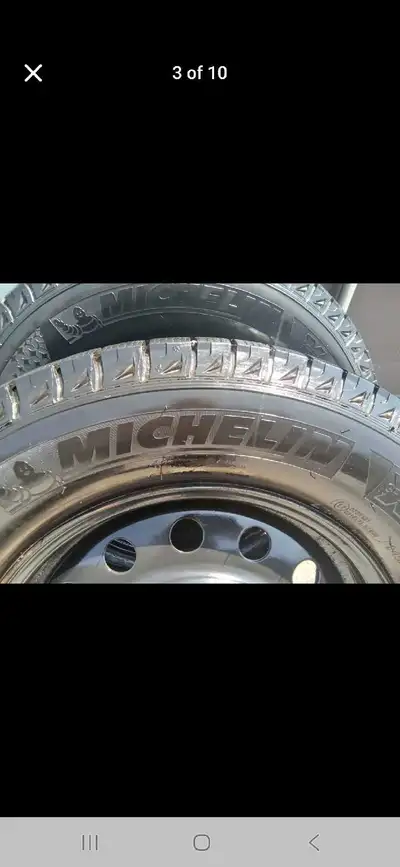 Set of 4 MICHELIN winter tires with rims (245 65 17) pattern (5×114.3) MAZDA CX9