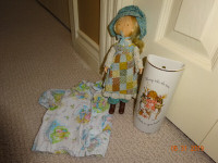 Holly Hobbie  items:wall vase,baby shirt,doll, All good.Popular