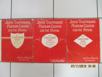 Vintage 3pc Lot John Thompsons Modern Course For The Piano 1937