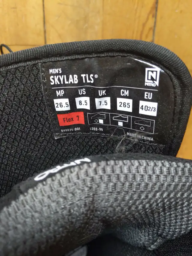 BRAND NEW - Nitro Skylab TLS Snowboard Boots - Size 8.5M in Snowboard in Nelson - Image 4