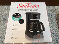 New in Box SunBeam Switch Coffee Maker 12 cup capacity