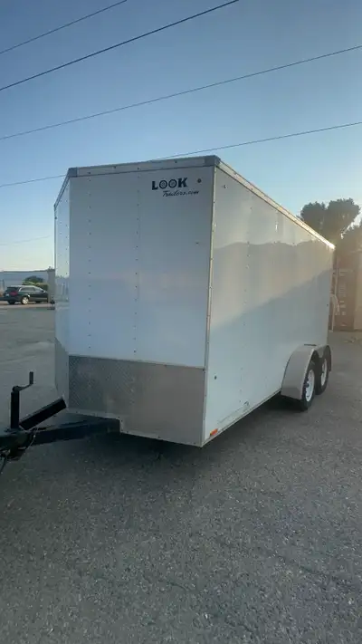 Trailer 7х14 cargo enclosed 7000lb GVWR Pricing 1 Day – $115 Day 3 Days - $315-( 105$ a day ) Weekly...