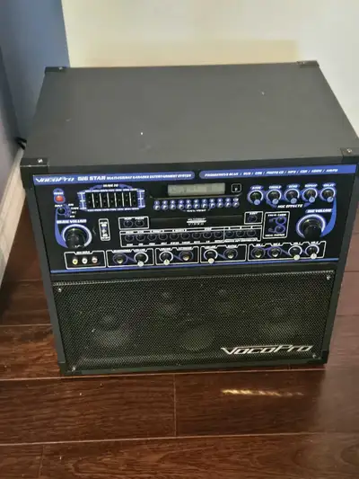 VocoPro Gig Star Multi Format Karaoke System Speaker Amplifier, View more