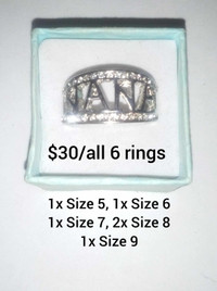 6 Brand New NANA Ring Lot For Sale