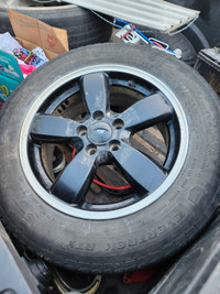 5 bolt rims and tires. Ford escape 