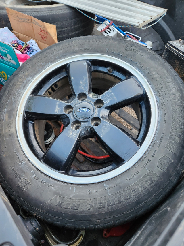 5 bolt rims and tires. Ford escape  in Tires & Rims in Owen Sound