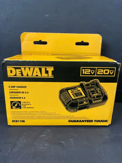 DEWALT 12V/20V 6AMP CHARGER DCB1106 , View more