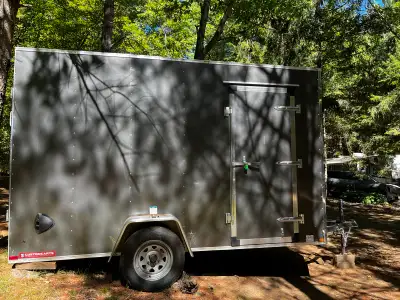 2024 Forest River Cargo Trailer 12’ x 6’ Slant V-Nose with extra 12" height. Single angle, low milea...