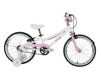 Kids bike ages 3-5 pedals removable pole no training wheels, View more