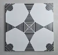 New ceramic tile - 50% off retail - black print on white
