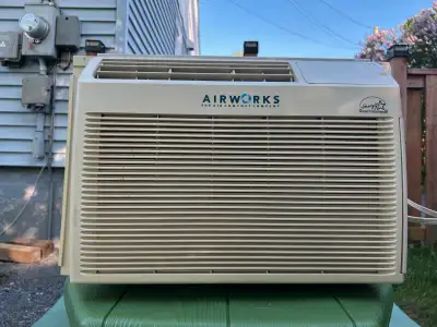 Beat the heat – Airworks Air Conditioner This is a 5,000 BTU window air conditioner with a cooling c...