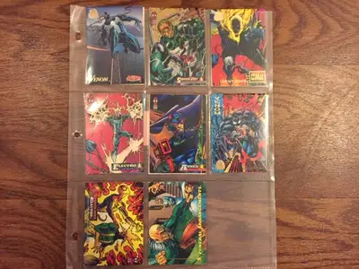 Lot of 8 1994 Marvel Universe and Fleer Marvel cards, View more