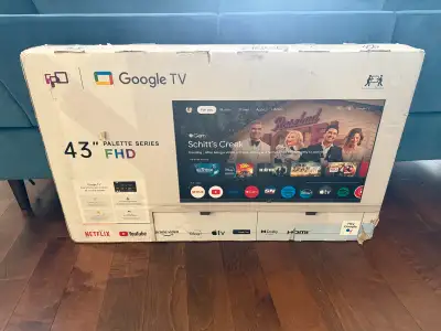 *NEW IN BOX* 43 Inch Smart TV Compatible with Google TV, View more