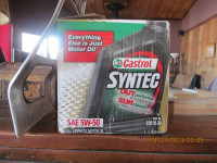 Case of Castrol 6 liters SAE 5W-50 full Synthetic Motor Oil