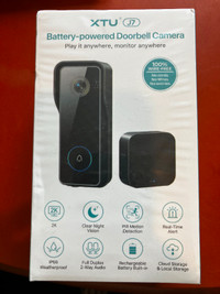 XTU Battery-powered Doorbell Camera