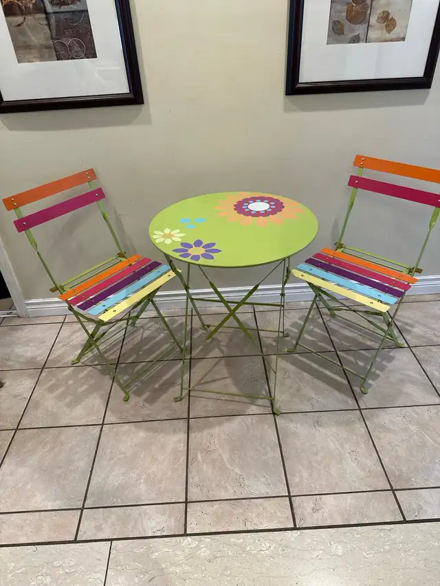 beautiful portable bistro set 