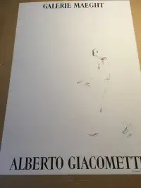 Giacometti, Vintage Poster, 1957