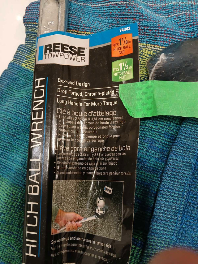 Reese Hitch Ball Wrench in Hand Tools in Hamilton