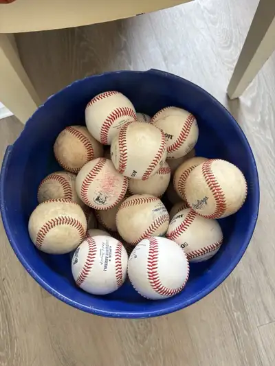 Used baseballs, View more