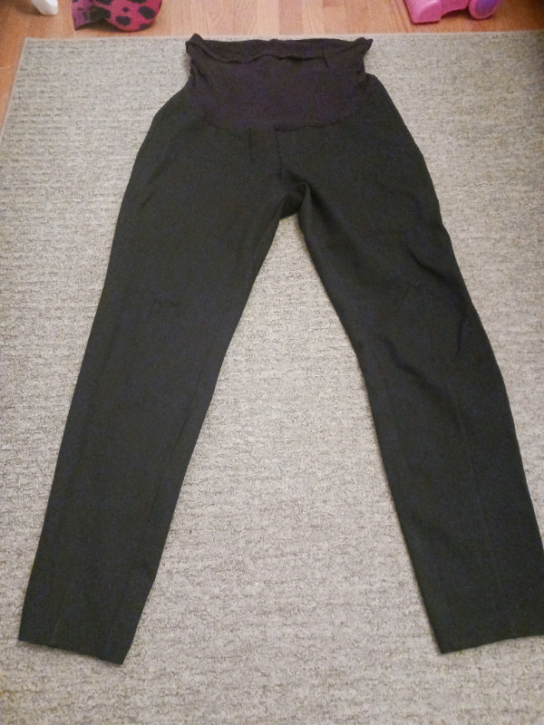 2 Large Maternity Pants, 1 Dress and Belly Band  in Women's - Maternity in Kitchener / Waterloo - Image 4