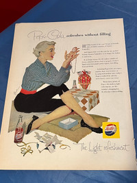 1955 Pepsi Cola Original Ad