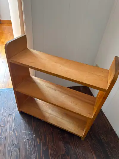 VINTAGE WOOD SHELF 71CMx66CMx21CM REGAL UNPAINTED, View more