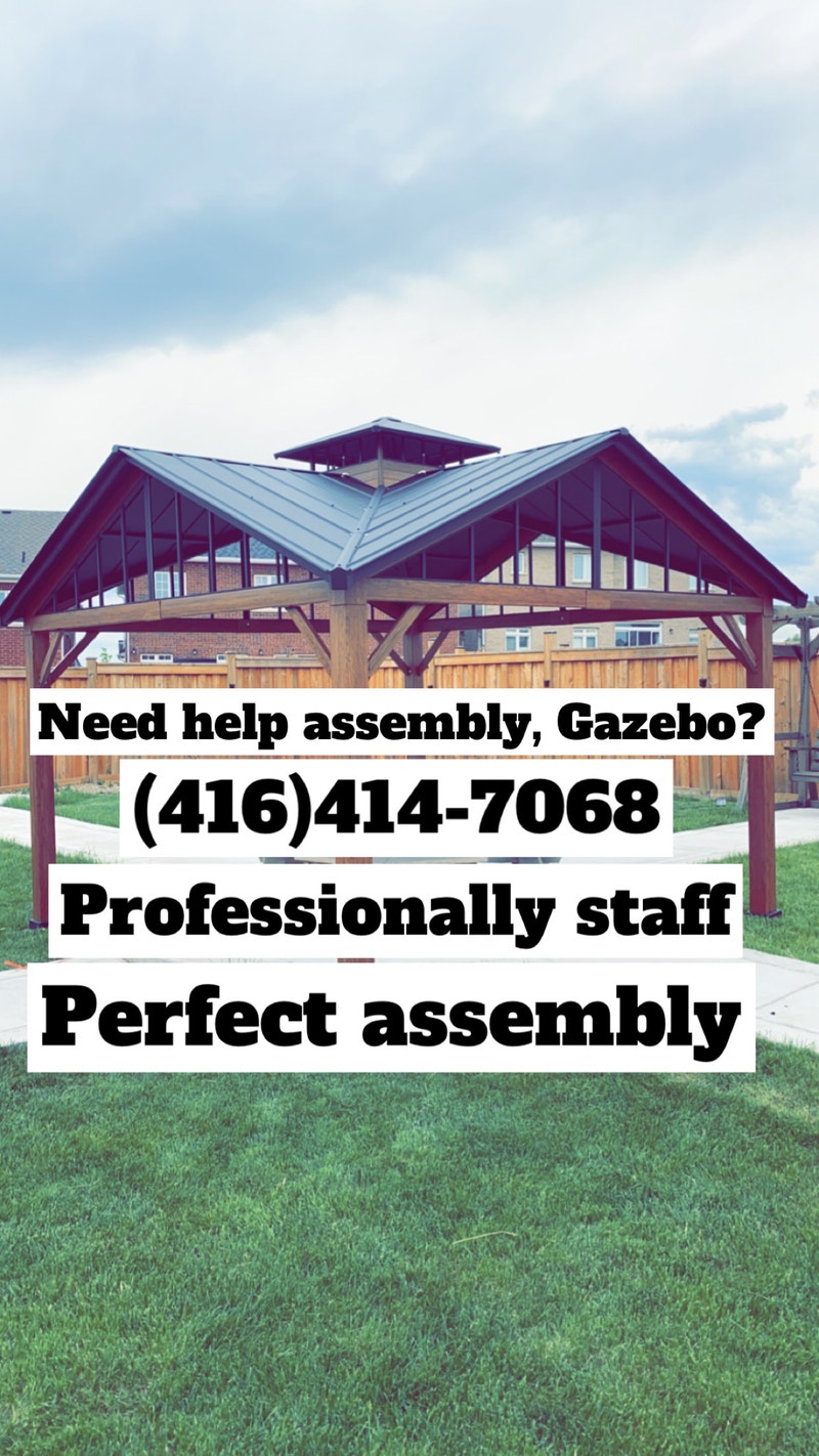 PROFESSIONALLY ASSEMBLY OR INSTALLATION ALL OF KindGAZEBOS