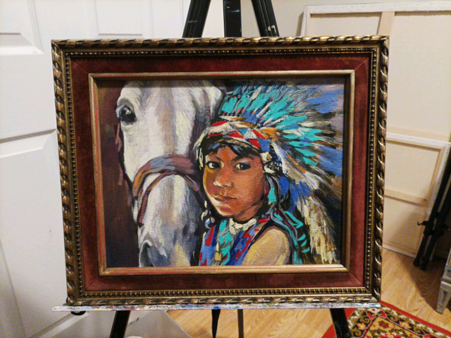 Original oil painting on canvas bord in Arts & Collectibles in City of Toronto - Image 10