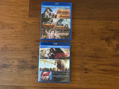 $18 each triple feature movie for sale. Triple feature movie collection - Jumanji The Next Level Blu...