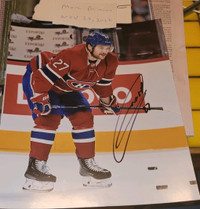 Jonathan Drouin 8x10 and 11x14 signed photos Canadiens Avalanche