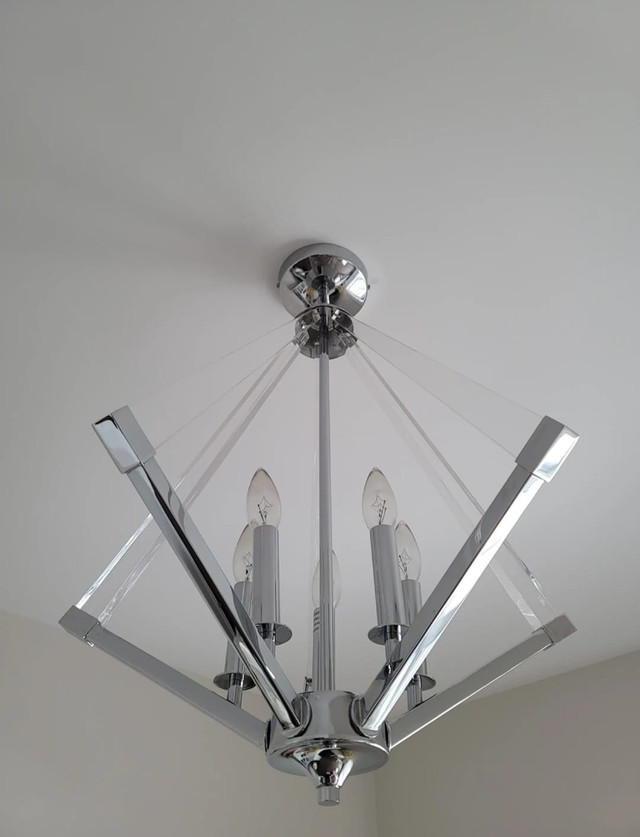 5 lights Geometric Pendant (2 sets) in Indoor Lighting & Fans in Markham / York Region