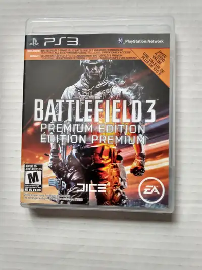 BATTLEFIELD 3 PREMIUM EDITION PS3 PLAYSTATION 3 GAME MINT, View more