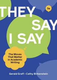 They Say I Say 5E Graf  Paperback 9780393538700