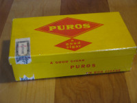 Ancienne boîte à cigare PUROS