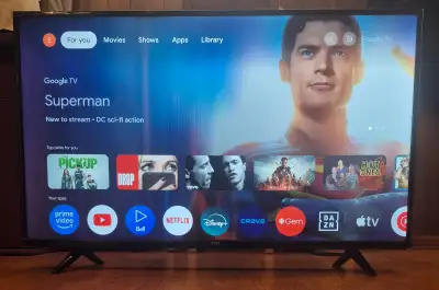 SMART GOOGLE TV TCL 4K 43", View more