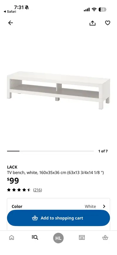 IKEA Lack TV Bench, View more