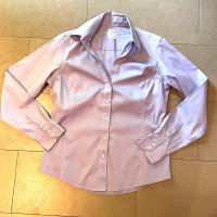 Brooks Brothers Lavender Purple Cotton Stretch dress shirt Sz.8