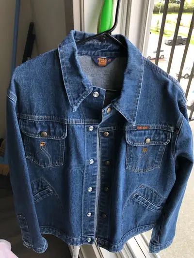 XL Regular [Never worn “New Cond”] DENIM JEAN JACKET, View more