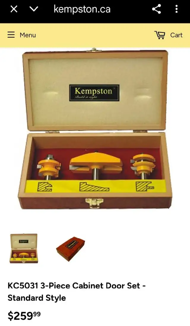 NEW  Kempston KC5030 Round Style Cabinet Door Set, 3-Pieces in Other in Oakville / Halton Region - Image 5