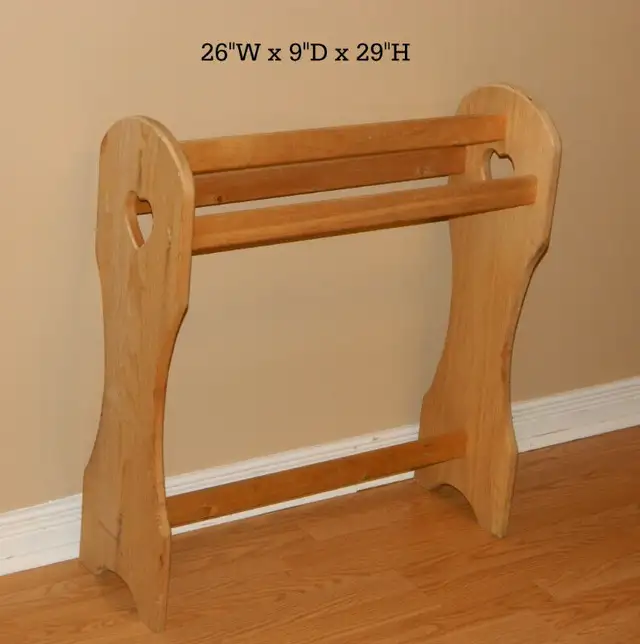 Burgundy Brown Bookshelf & Wooden Rolling cart 3 tier white in Other in Oshawa / Durham Region - Image 2