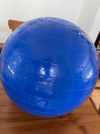 Yoga/exercise ball - blue