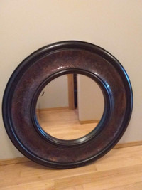 41 inch  in diameter accent mirror 